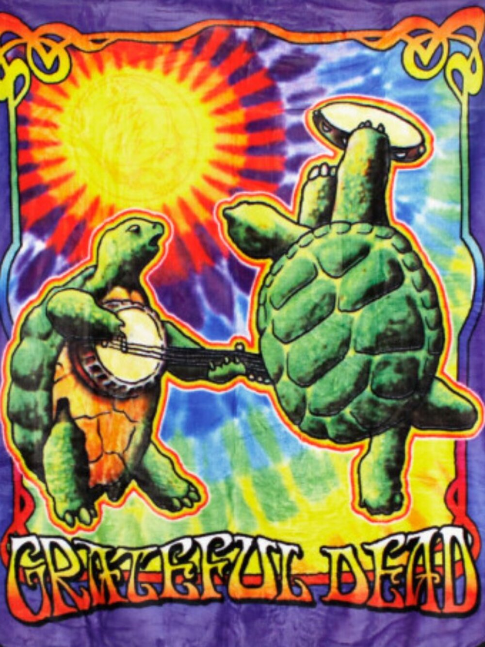 Grateful Dead Terrapin Sunshine Blanket ~ 50" x 60" ~ Officially Licensed ~ New!